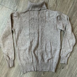 Turtleneck Cable Sweater